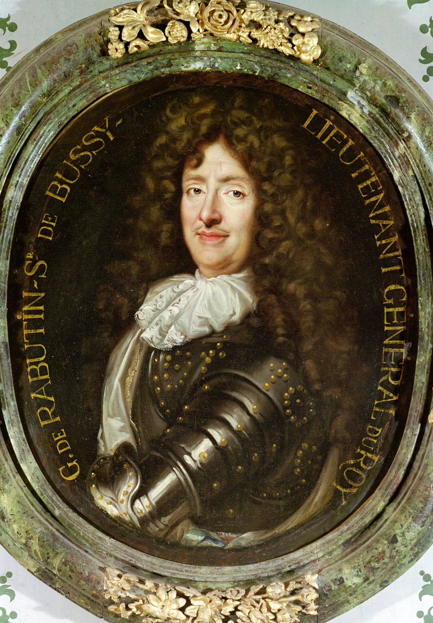 Portræt af grev Roger Bussy de Rabutin (1618-93) af Claude Lefebvre