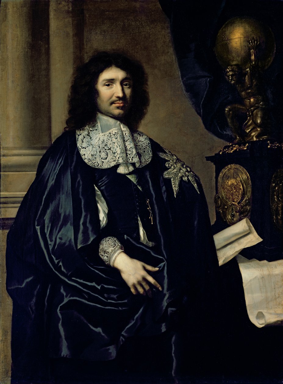 Portræt af Jean-Baptiste Colbert de Torcy (1619-83) 1666 af Claude Lefebvre