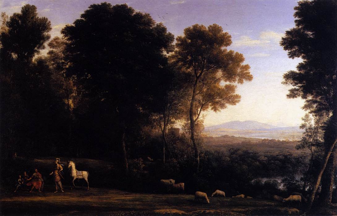 Erminia og hyrderne af Claude Lorrain