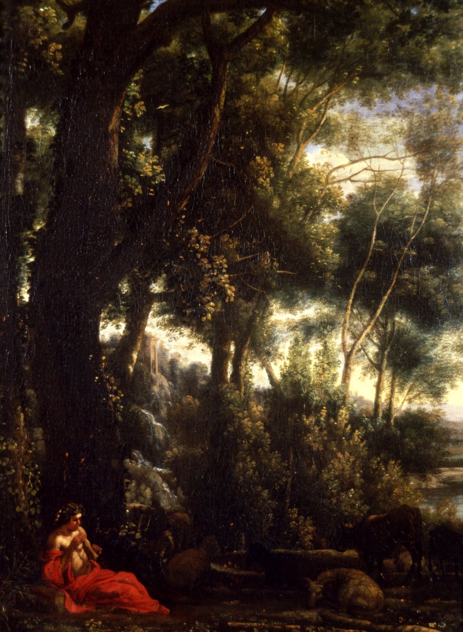 Landskab med hyrde af Claude Lorrain