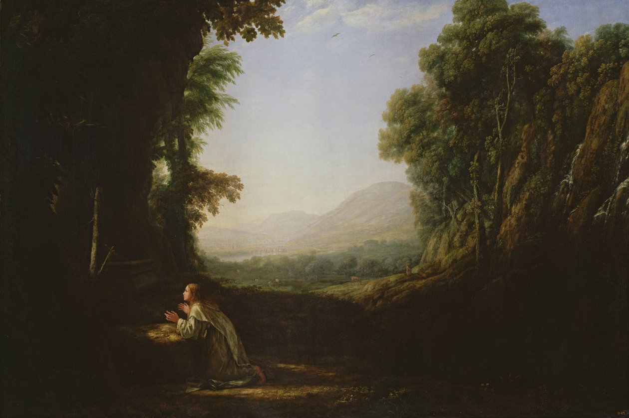 Landskab med den angrende Magdalene af Claude Lorrain