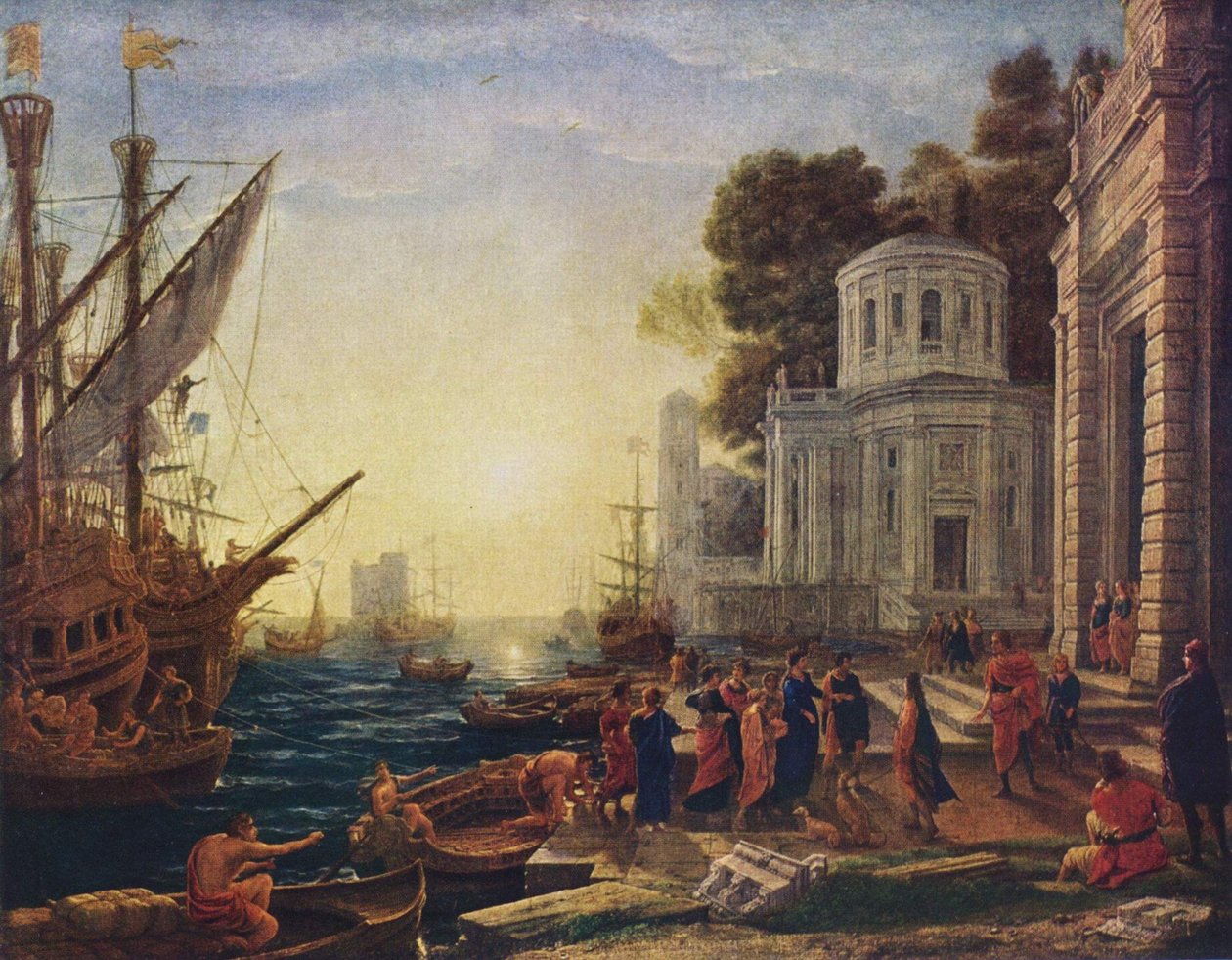 Landing af Cleopatra i Tarsus af Claude Lorrain