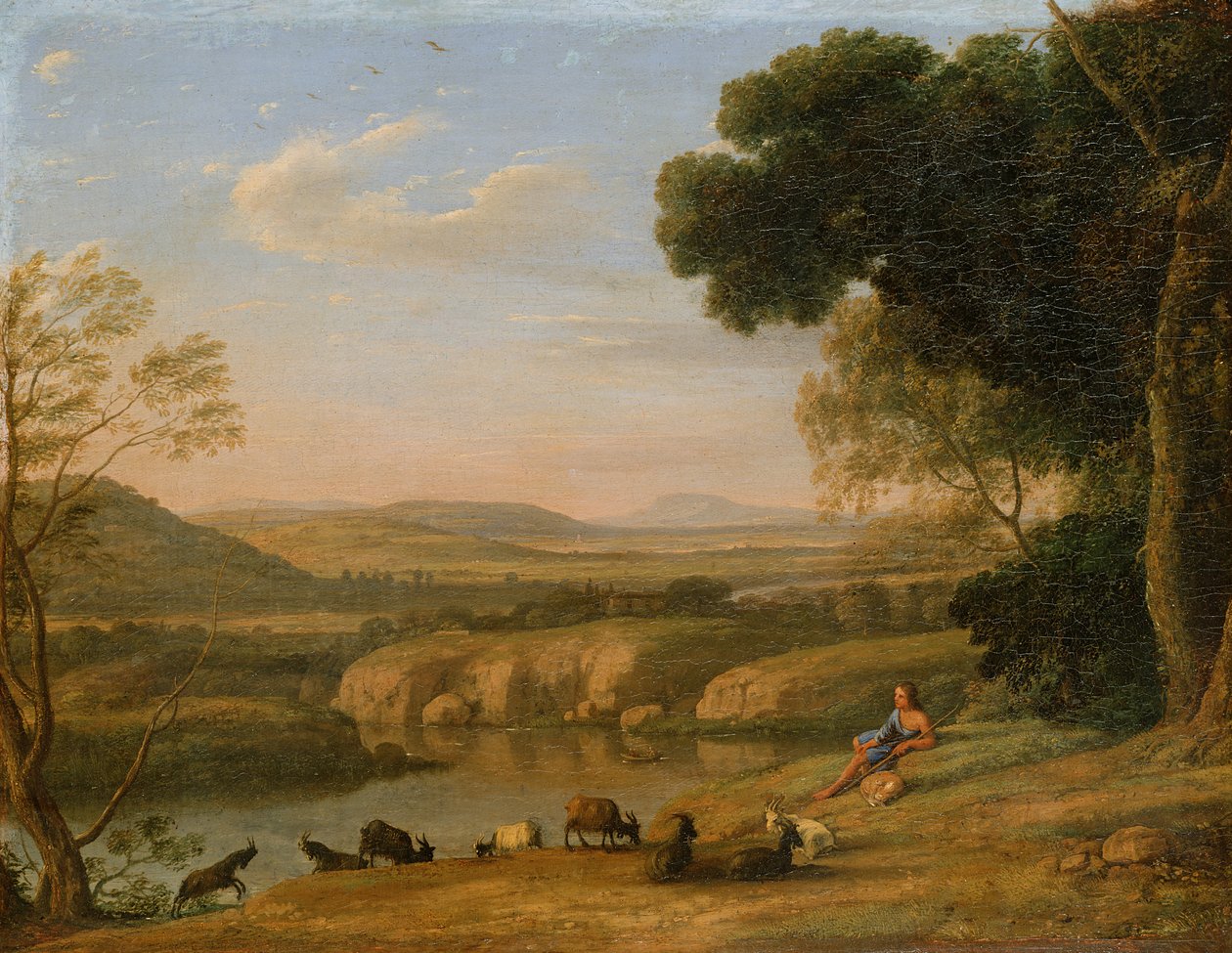 Pastoralt Landskab af Claude Lorrain