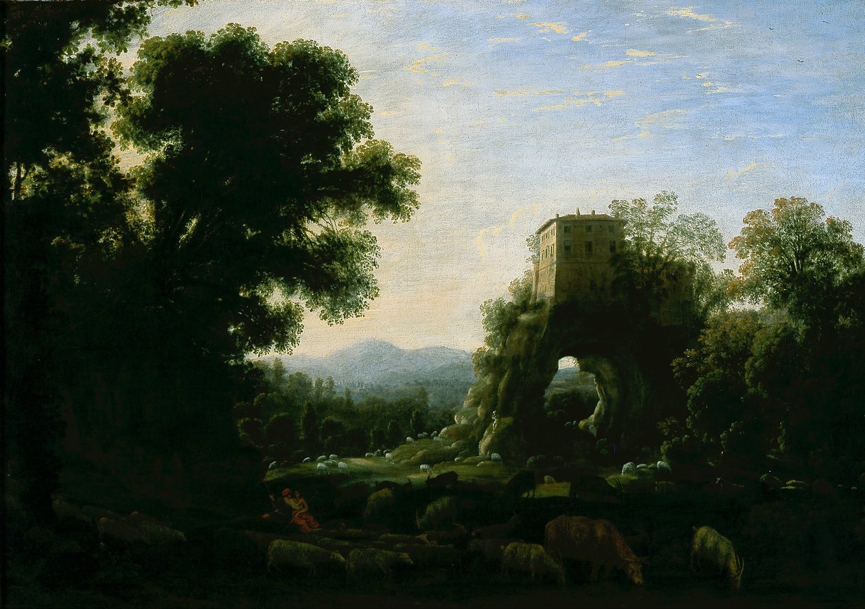 Pastoralt Landskab af Claude Lorrain