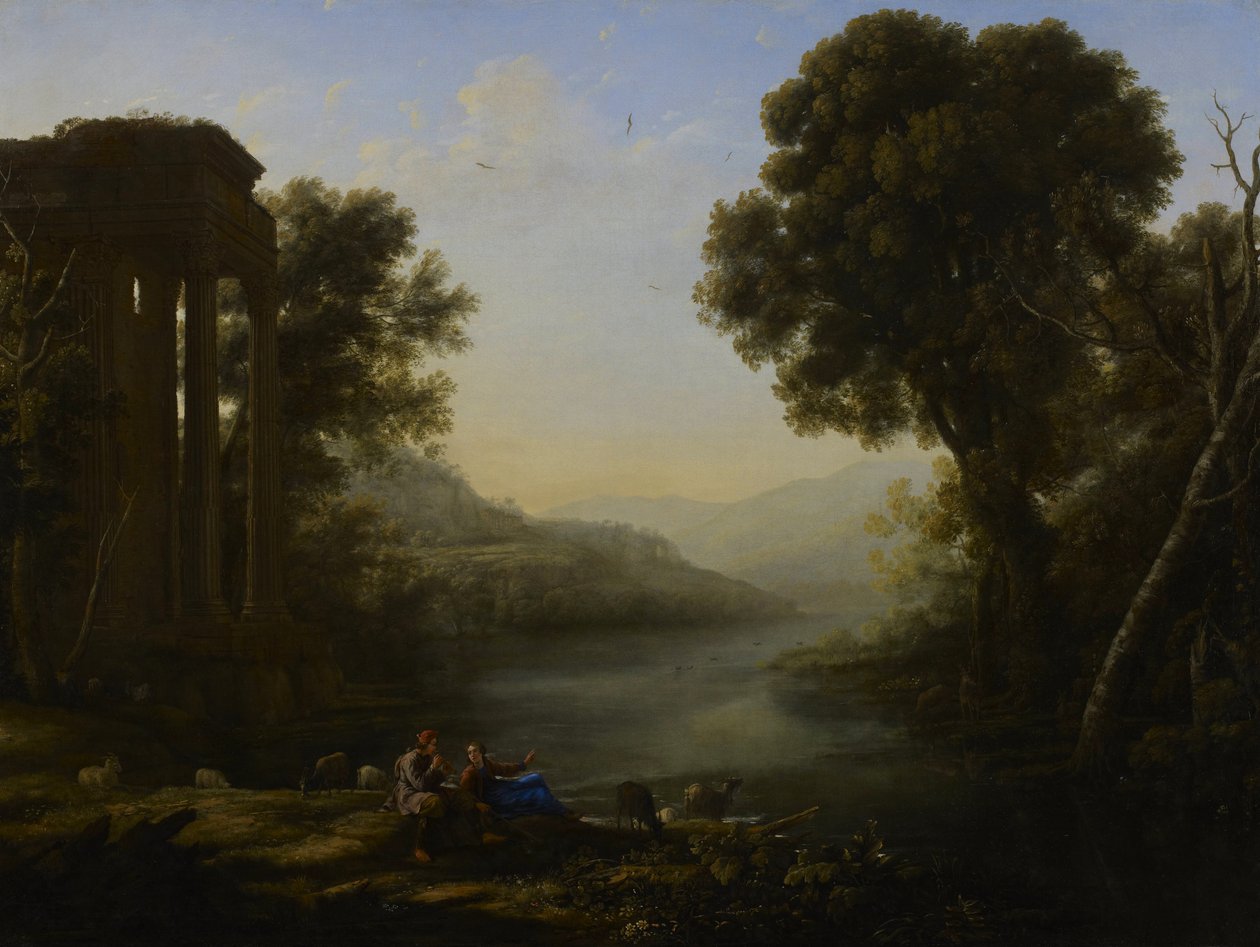 Paysage pastoral (Minneapolis Institute of Arts) af Claude Lorrain