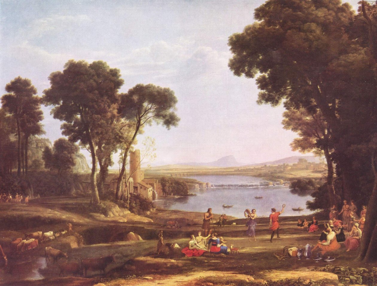 Ægteskabet mellem Isaac og Rebecca af Claude Lorrain