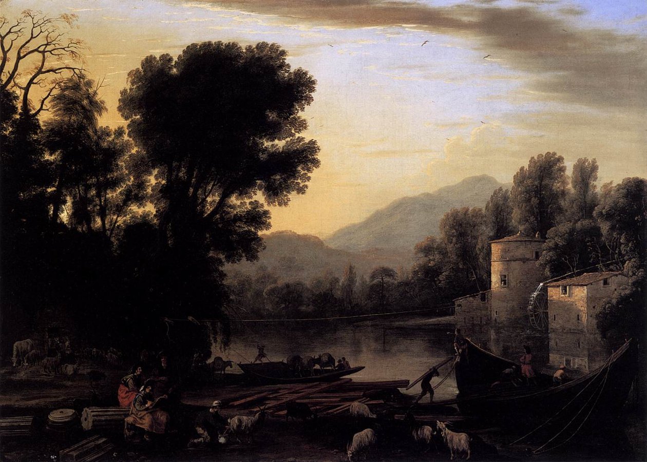 Møllen af Claude Lorrain