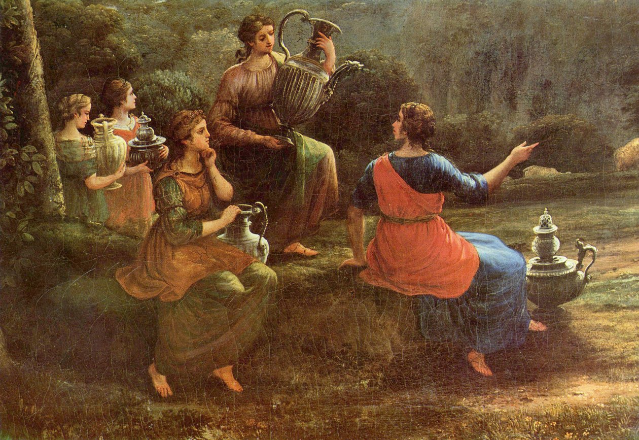 Vedute fra Delphi med et optog af ofre af Claude Lorrain