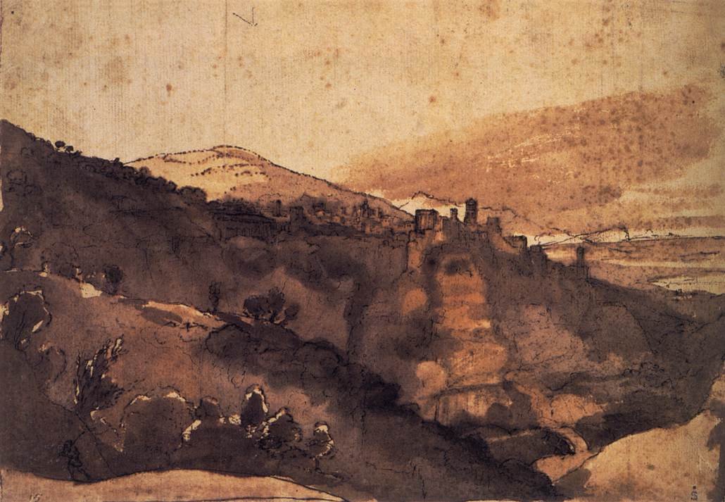Udsigt over Tivoli af Claude Lorrain