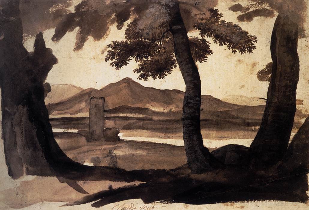 Udsigt over Campagna af Claude Lorrain