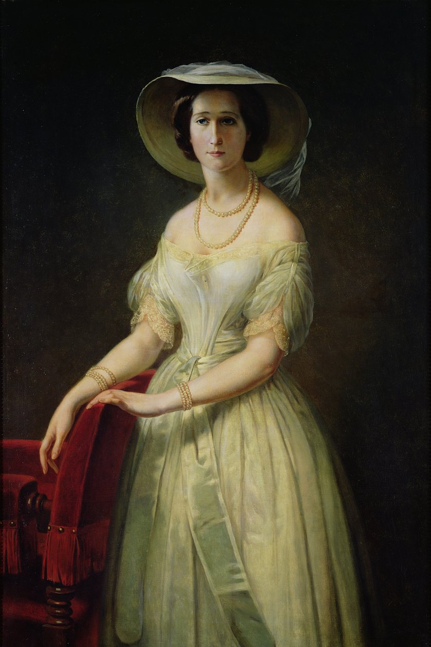 Kejserinde Eugenie (1826-1920) ca.1853 af Claude Marie Dubufe