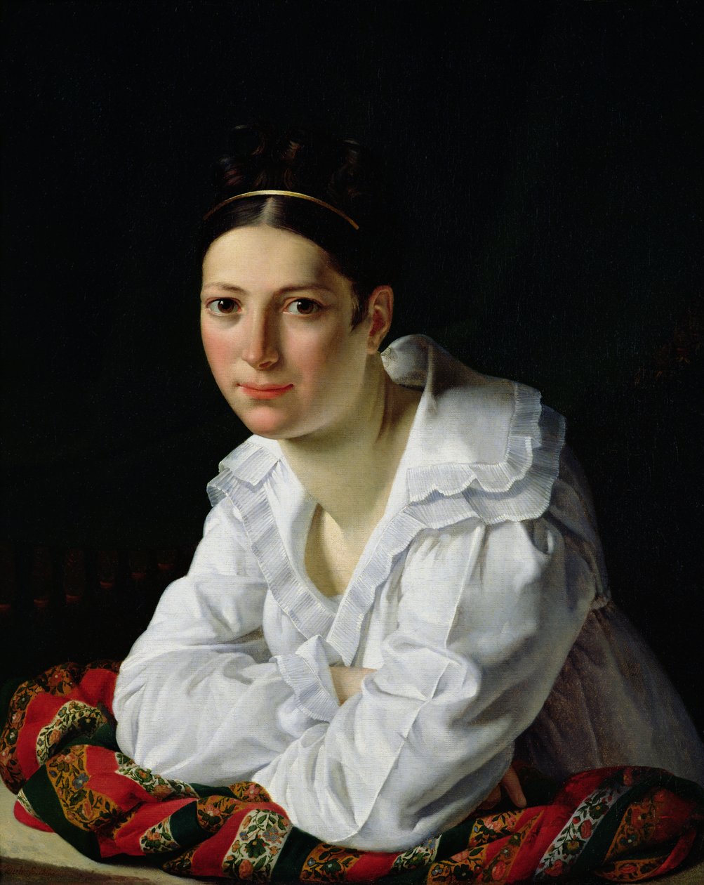 Madama Claude Marie Dubufe (1793-1837) 1818 af Claude Marie Dubufe