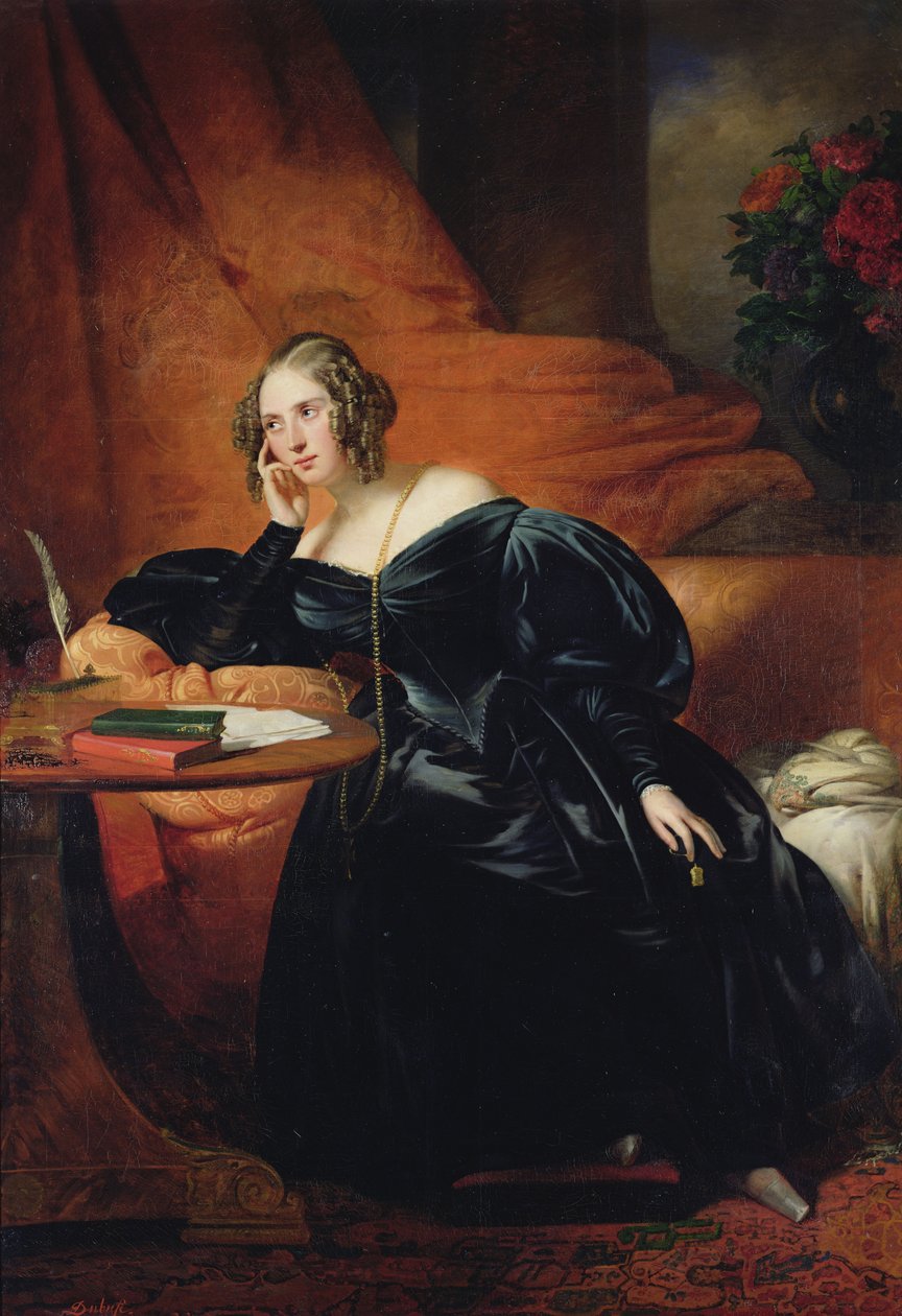 Grevinden de Lapeyriere af Claude Marie Dubufe