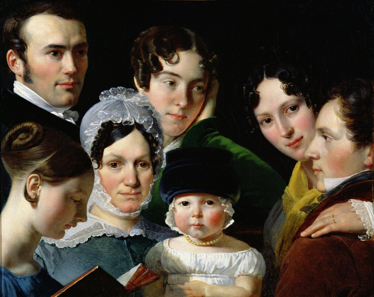 Familien Dubufe i 1820 af Claude Marie Dubufe