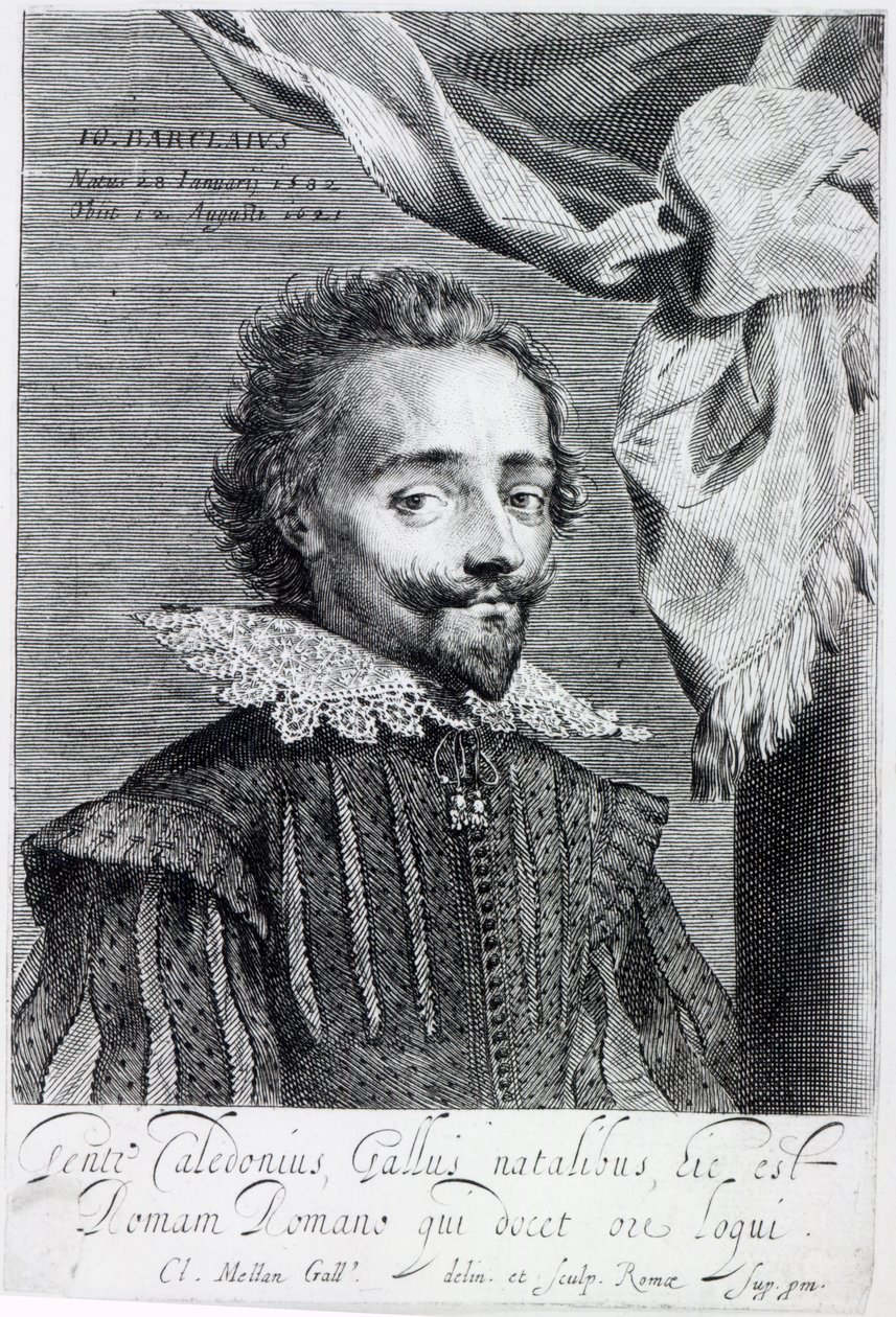John Barclay, ca.1623 af Claude Mellan