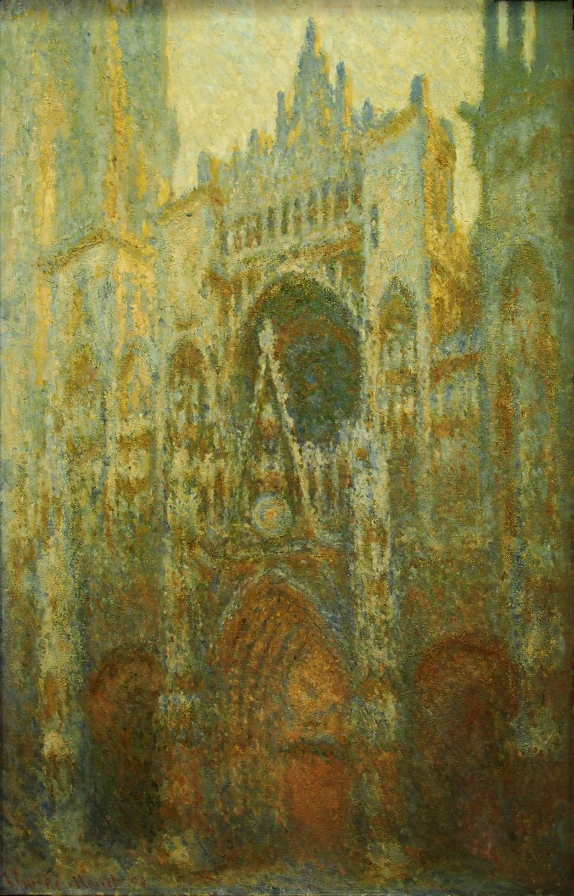 Rouens katedral. Francais: Cattedrale di Rouen Deutsch: Kathedrale von Rouen af Claude Monet