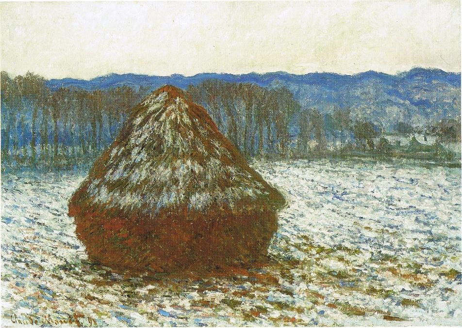 Stak hvede af Claude Monet