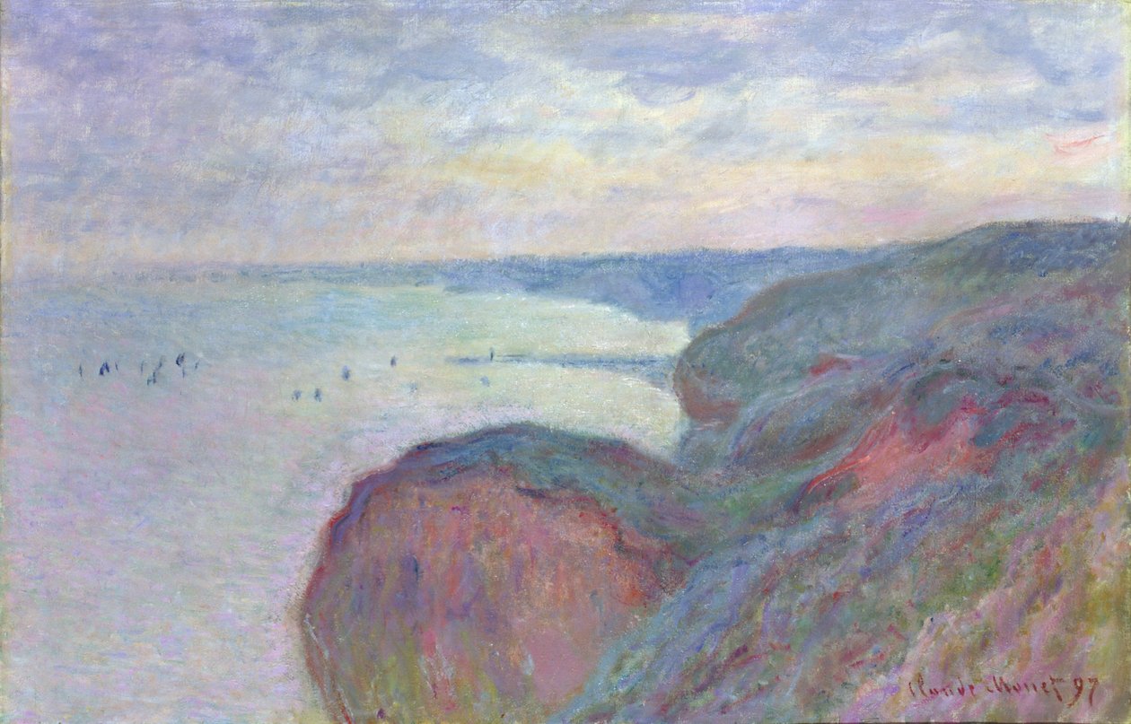 Klipper nær Dieppe, 1897 af Claude Monet