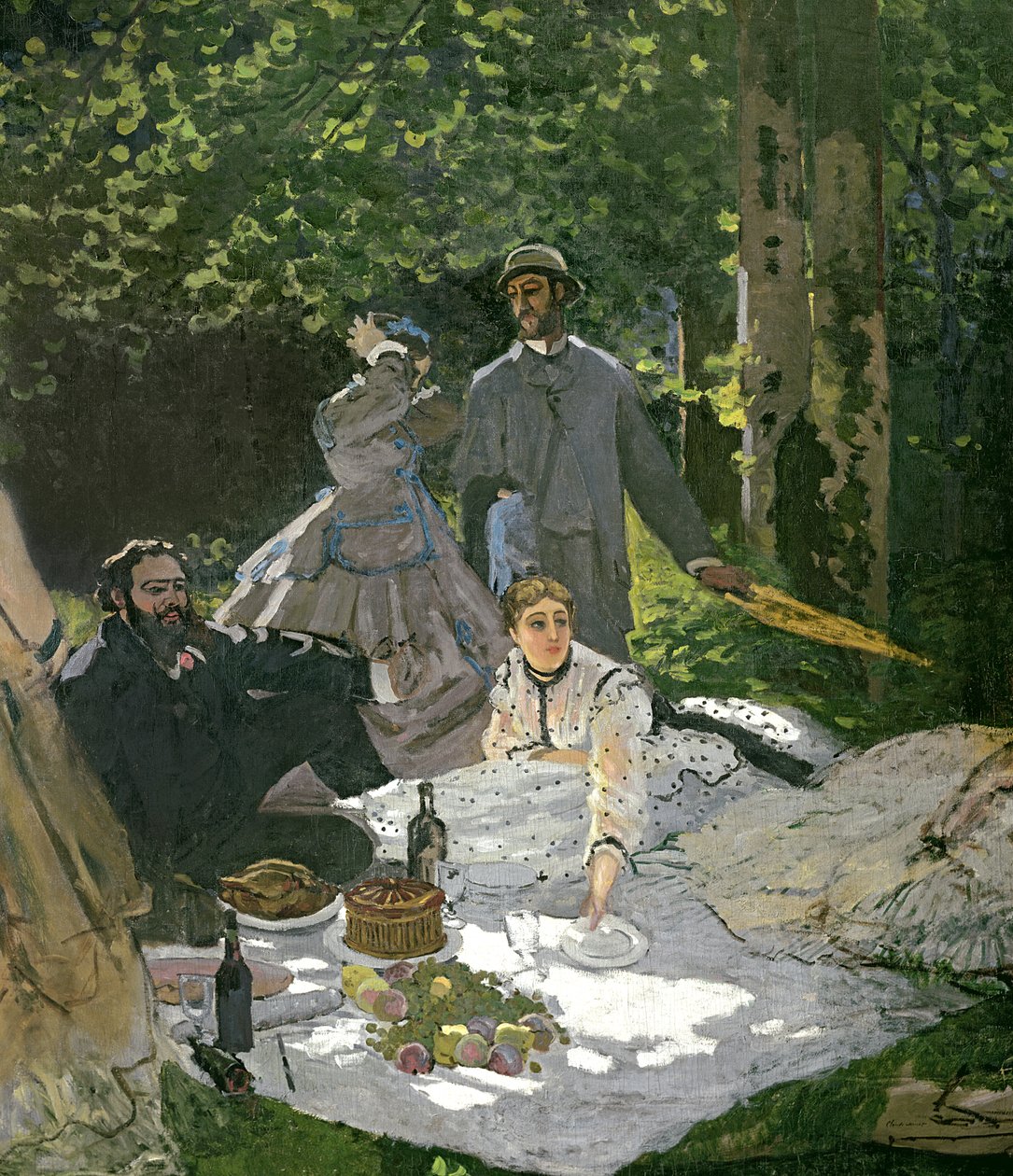 Frokost på græsset, Chailly af Claude Monet
