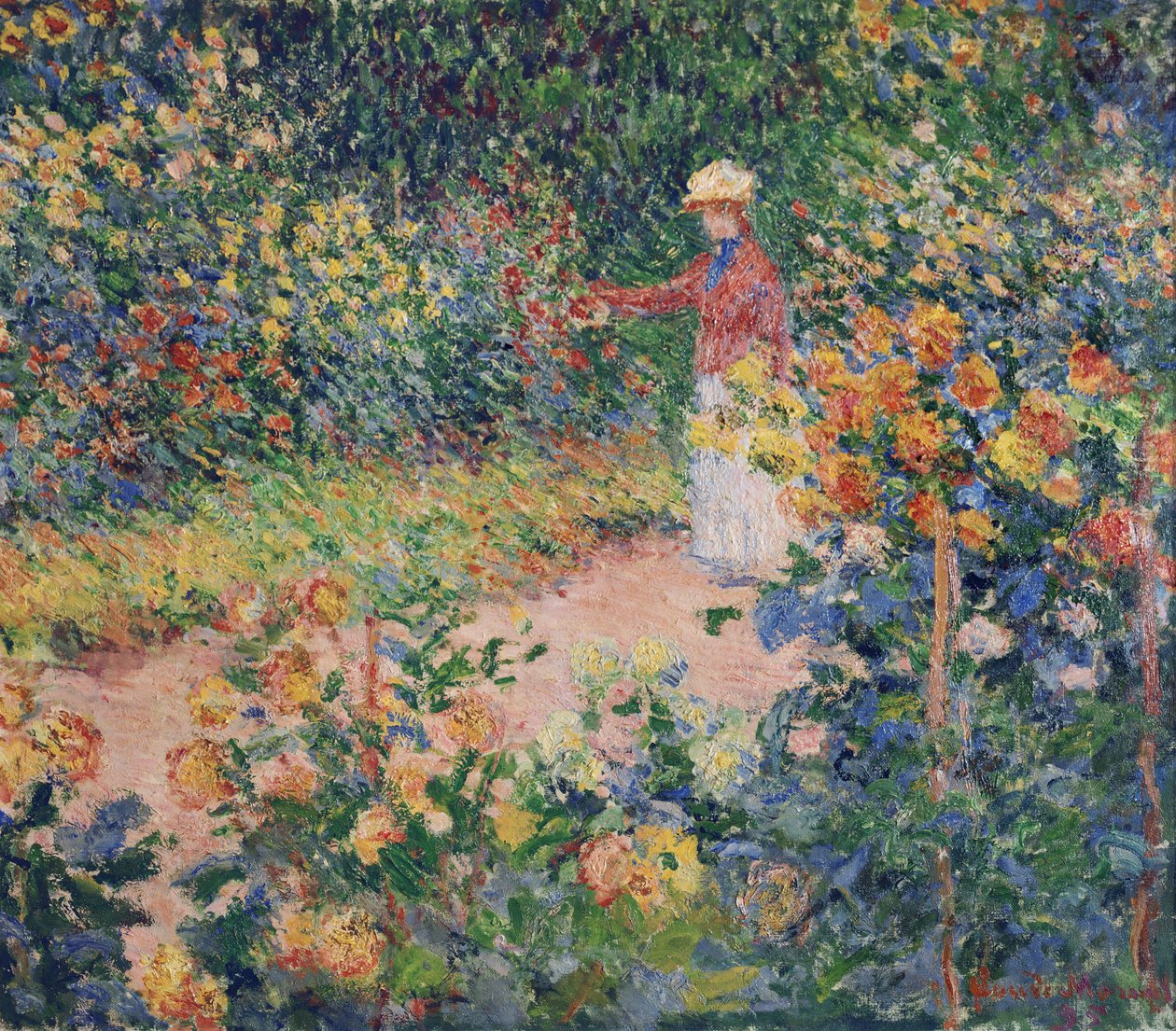 Have ved Giverny, 1895 af Claude Monet