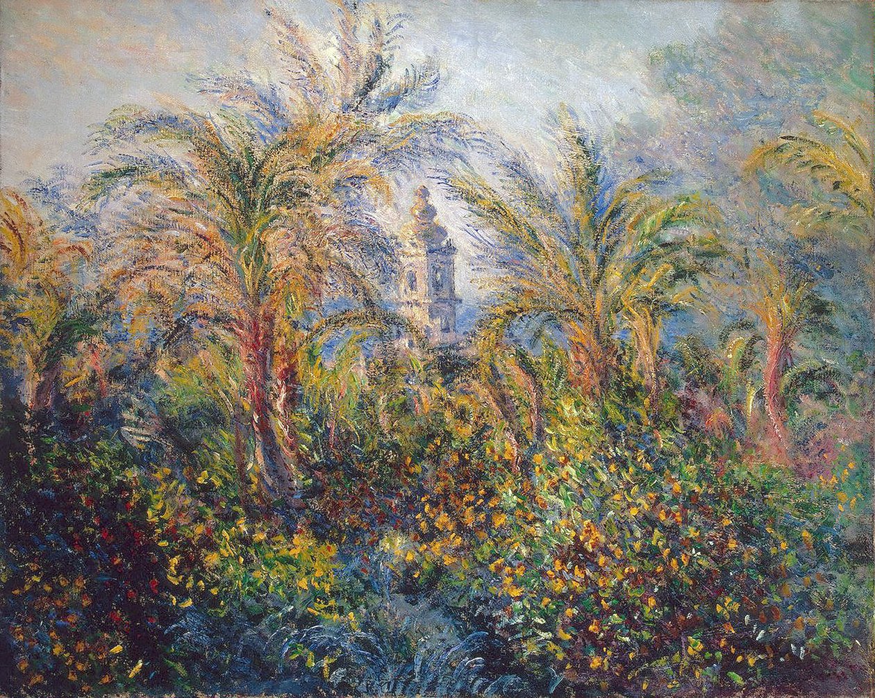 Have i Bordighera, Impression of Morning, 1884 af Claude Monet