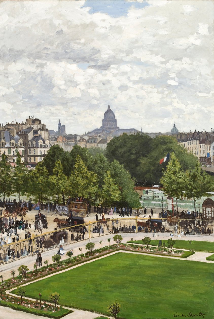 Prinsessens Have, Louvre, 1867 af Claude Monet