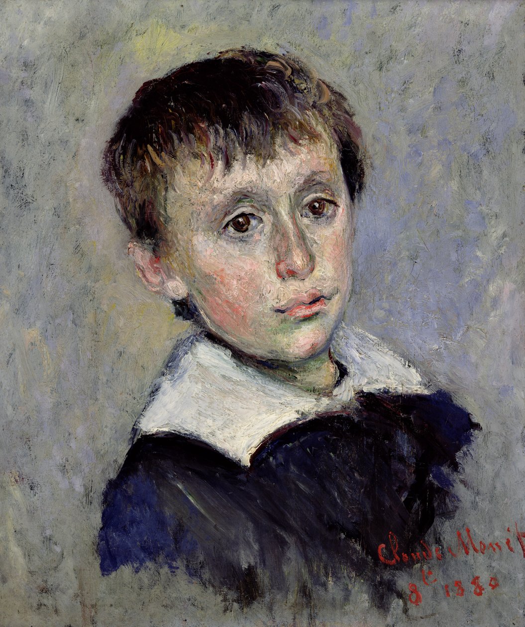 Jean Monet (1867-1914) 1880 af Claude Monet