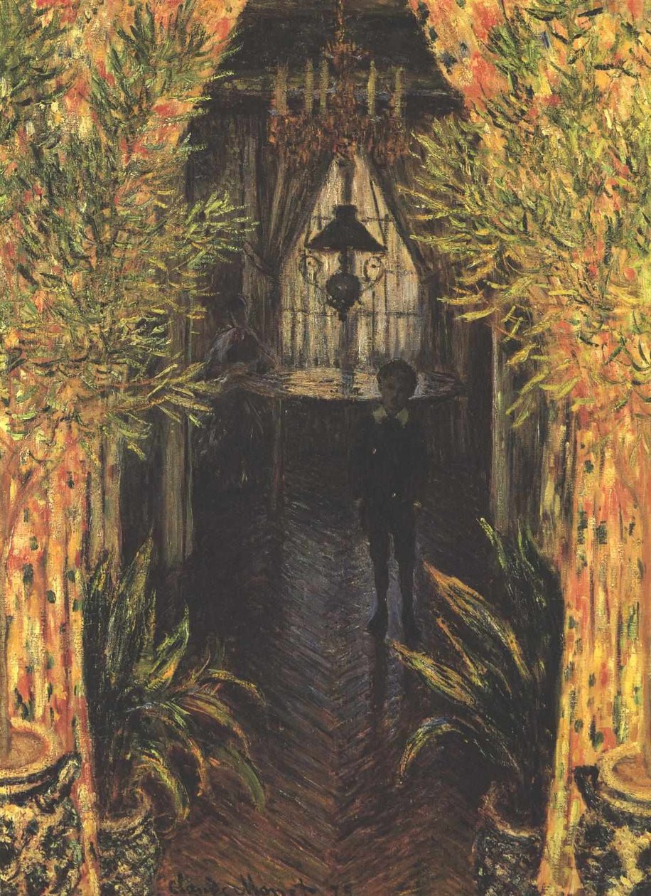 Jean Monet i kunstnerens hus af Claude Monet