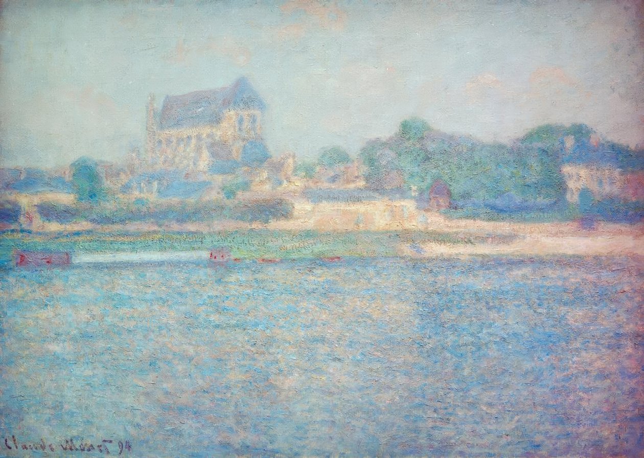 Vernon-kirken af Claude Monet