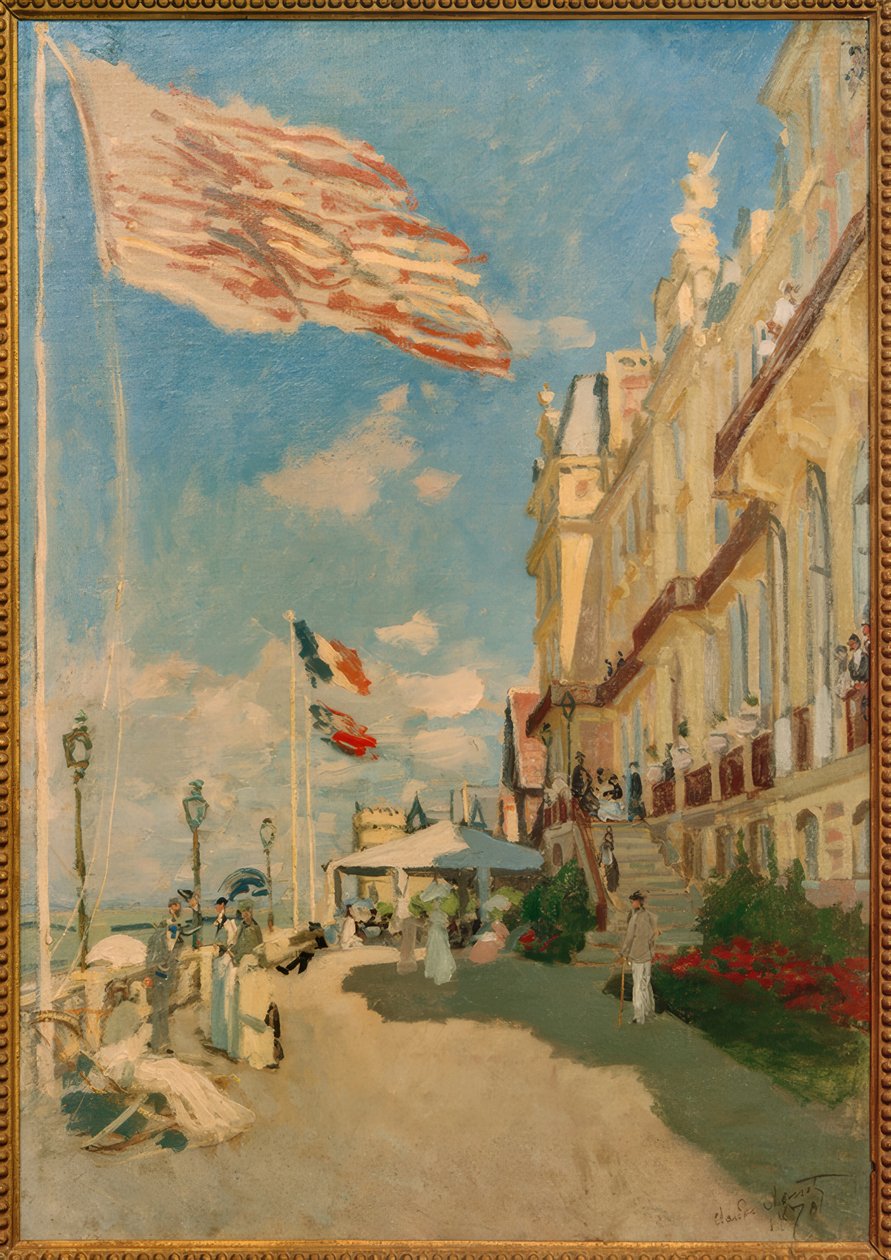 Hotel des Roches Noire, i Trouville af Claude Monet