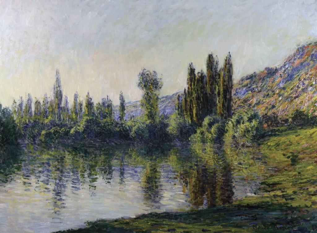 Seinen ved Vétheuil af Claude Monet