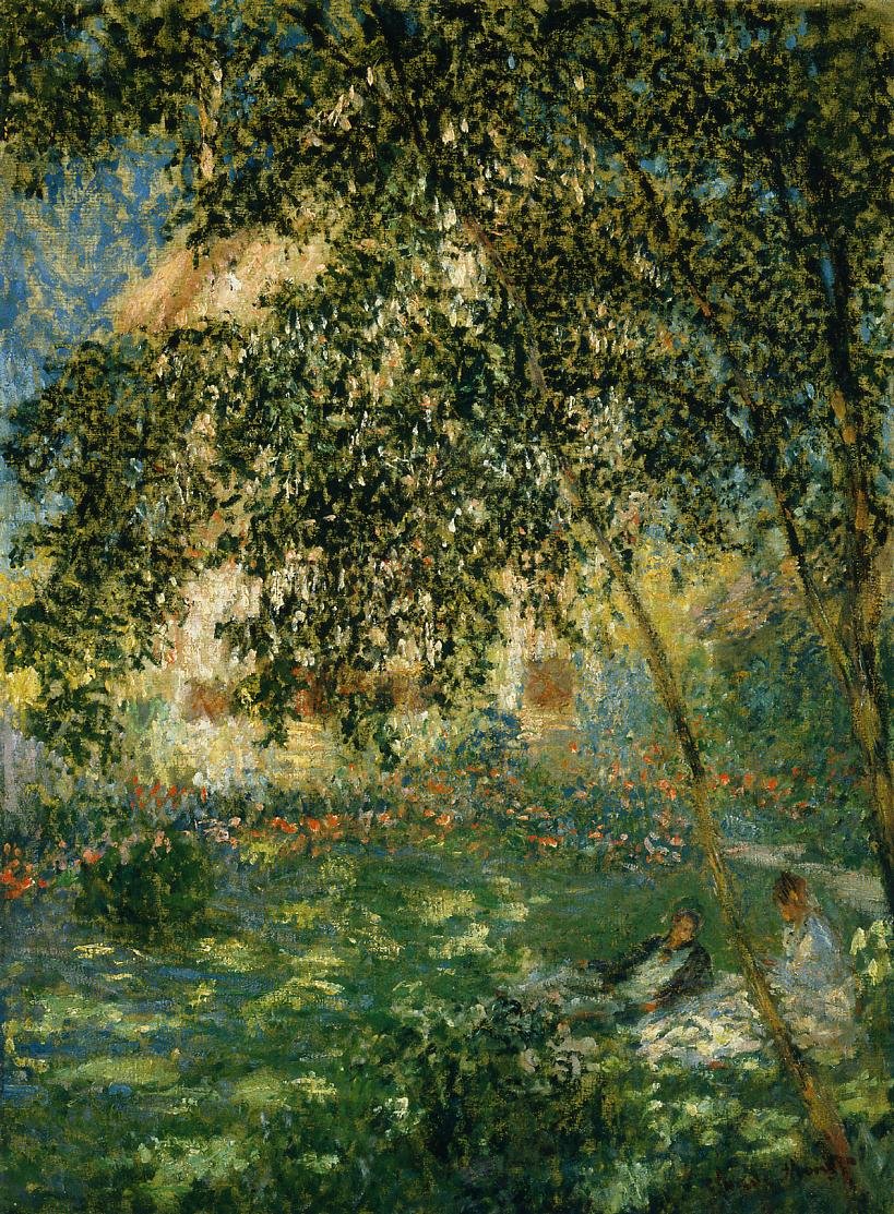 Hvil i haven, Argenteuil af Claude Monet