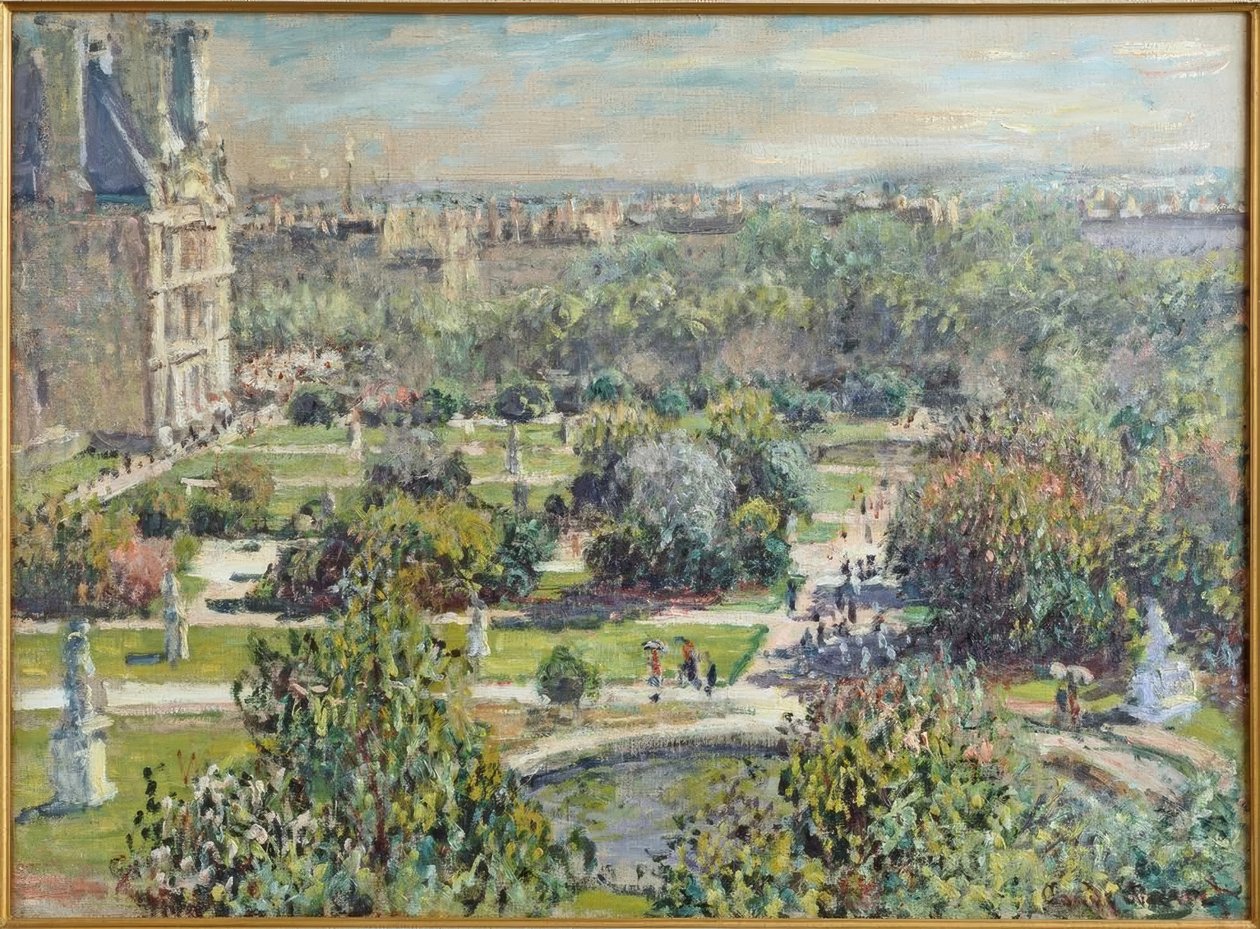 Tuilerierne af Claude Monet