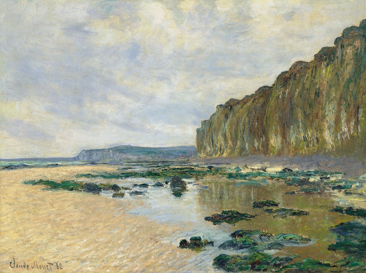 Lavvande ved Varengeville af Claude Monet