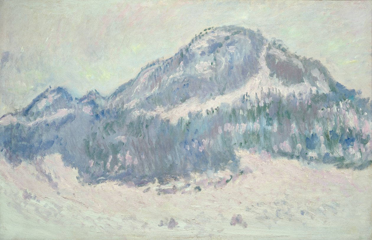 Kolsaas-bjerget, Norge, 1895 af Claude Monet