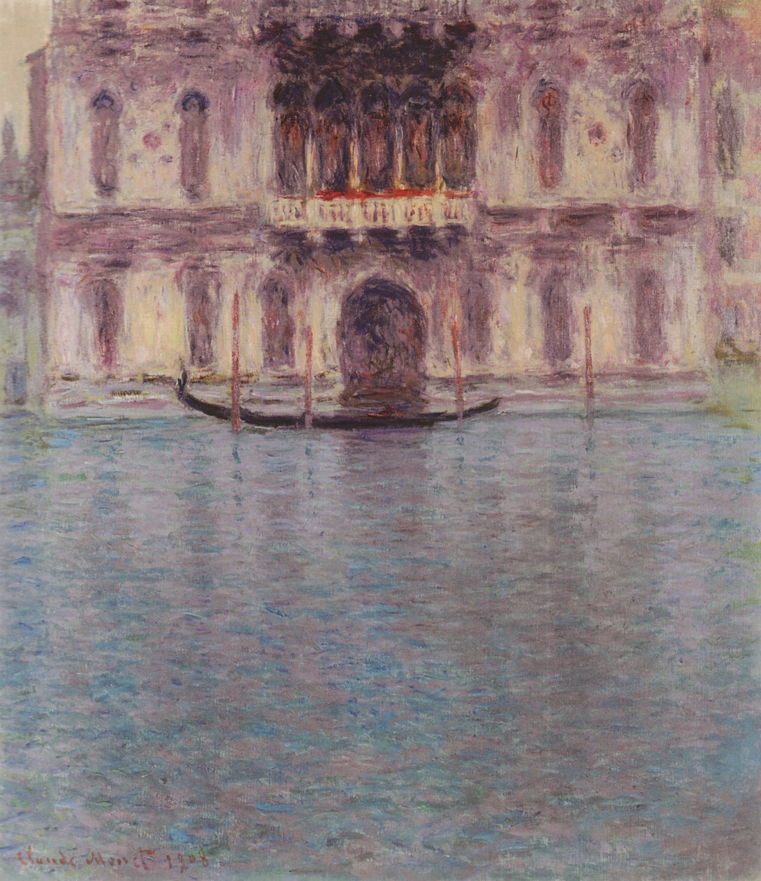 Contarini -paladset, Venedig af Claude Monet