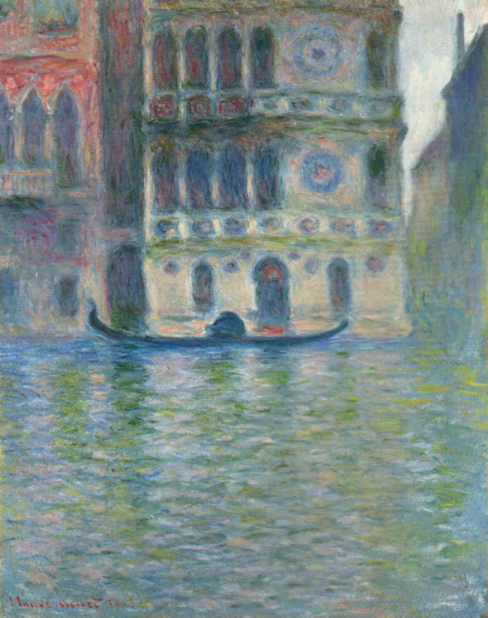 Palazzo Dario, Venedig af Claude Monet
