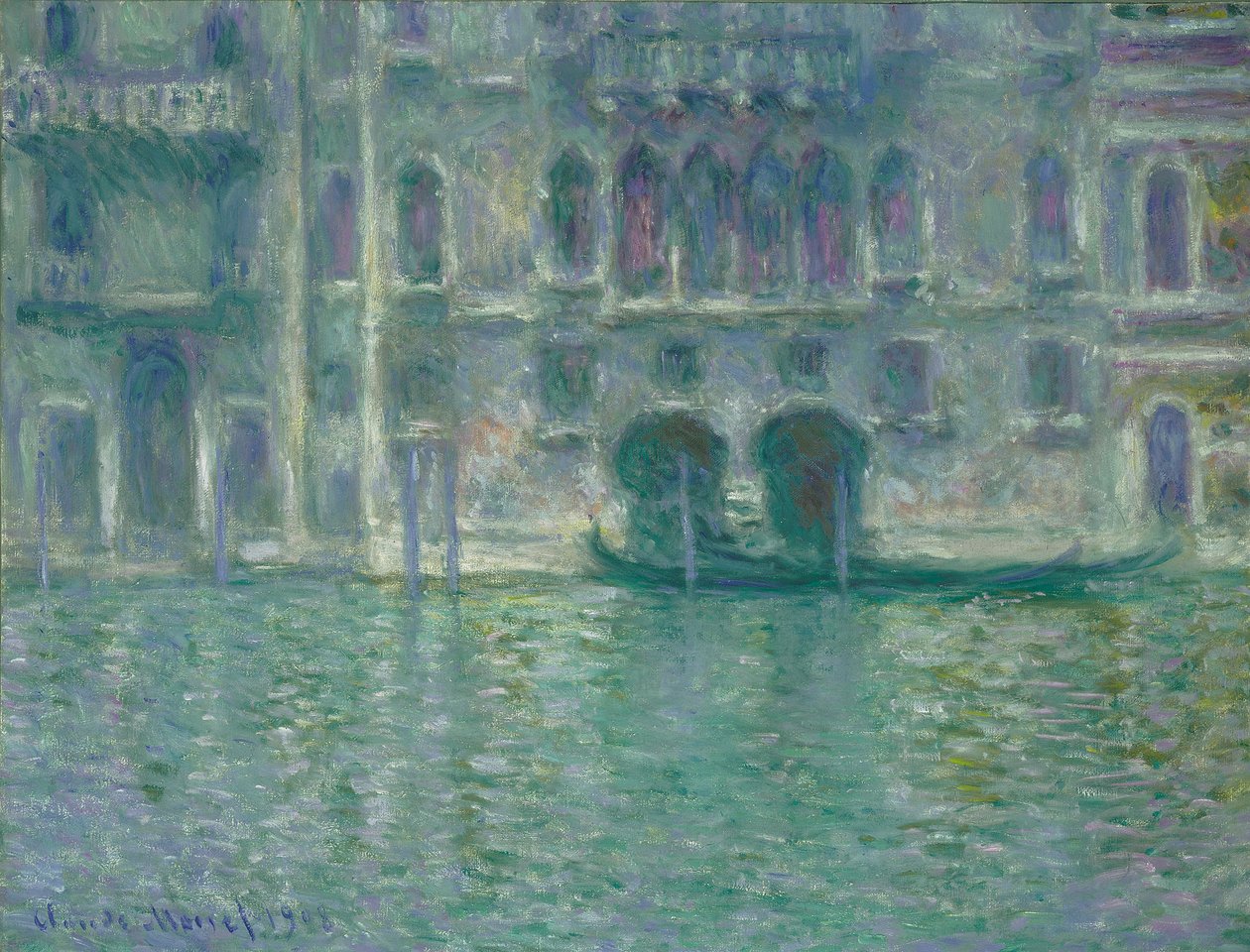 Palazzo da Mula, Venedig, 1908 af Claude Monet