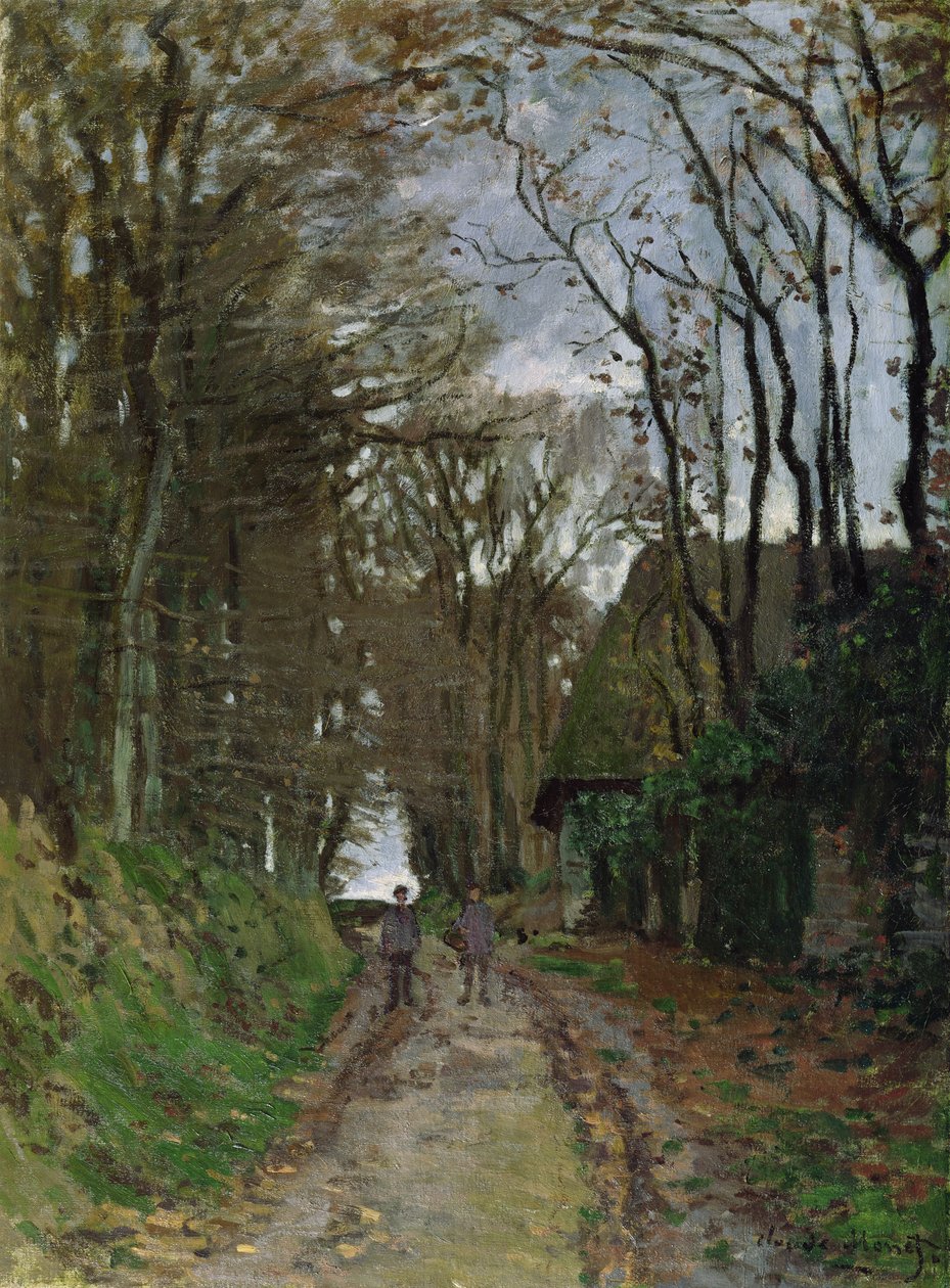 Sti i Normandiet af Claude Monet