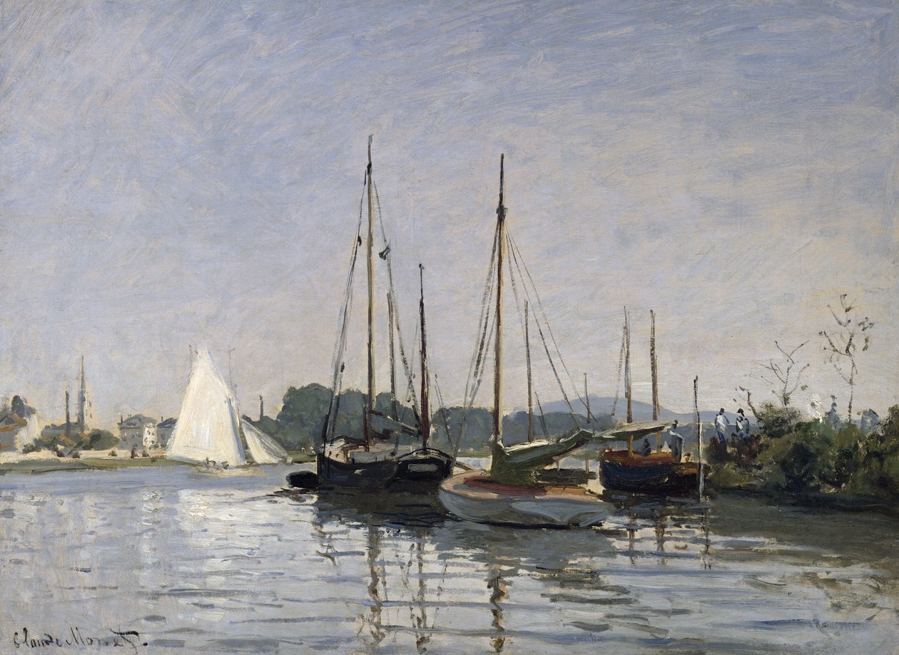 Lystbåde, Argenteuil, ca.1872-3 af Claude Monet