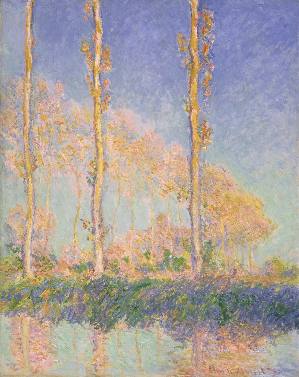Popler af Claude Monet