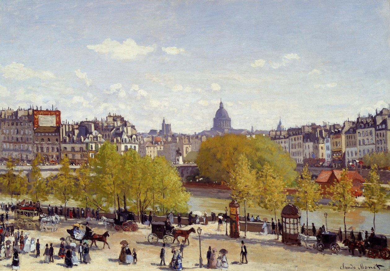 Quai du Louvre af Claude Monet