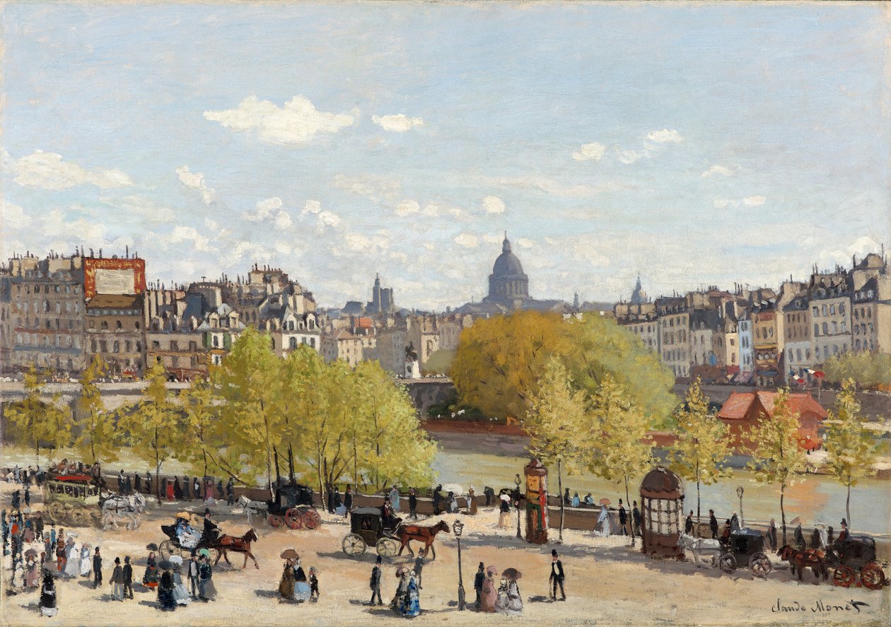 Quai du Louvre, Paris, 1866-67 af Claude Monet