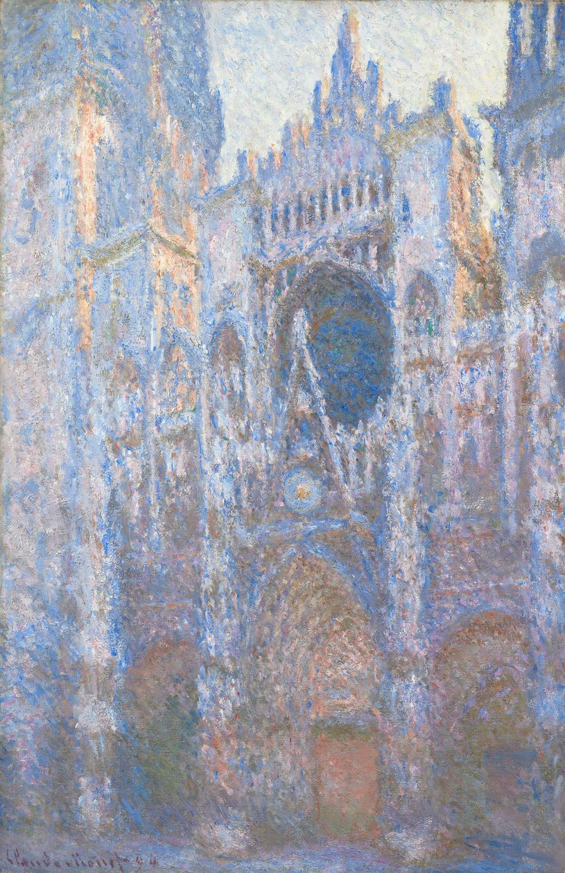 Katedralen i Rouen, vestfacade, 1894 af Claude Monet