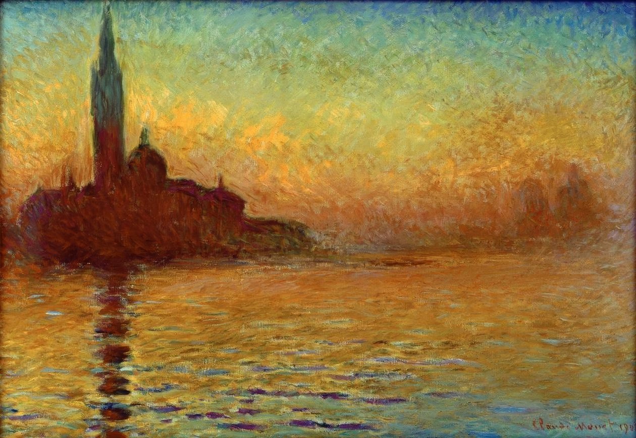 St George Major i skumringen af Claude Monet