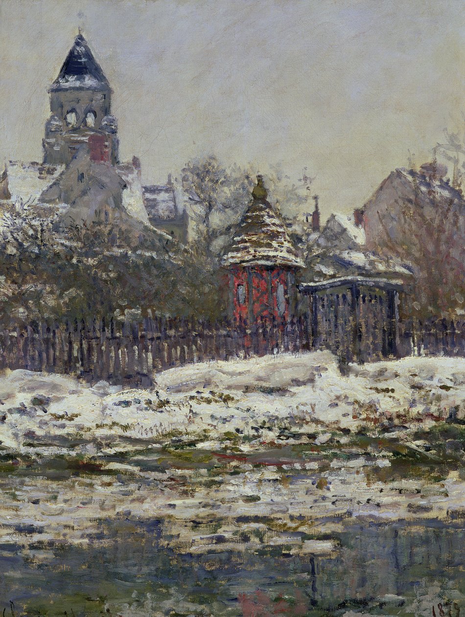 Kirken i Vetheuil, 1879 af Claude Monet