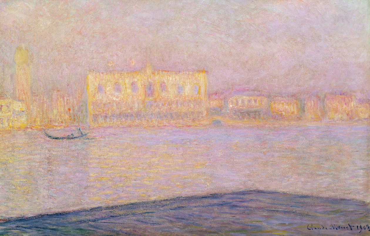 Hertugpaladset fra San Giorgio, 1908 af Claude Monet
