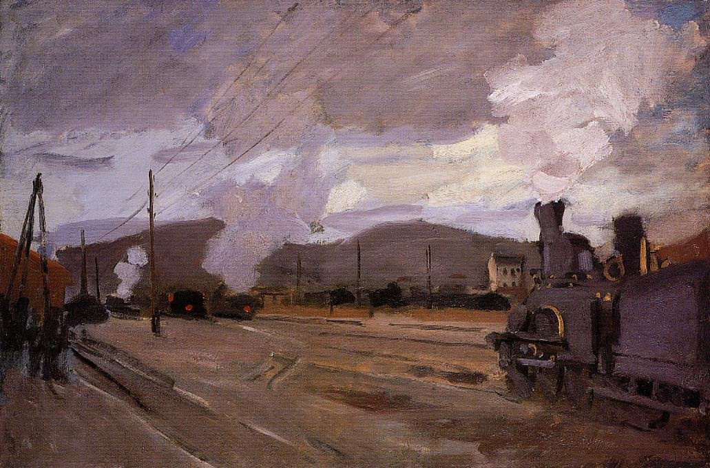 Gare dArgenteuil af Claude Monet