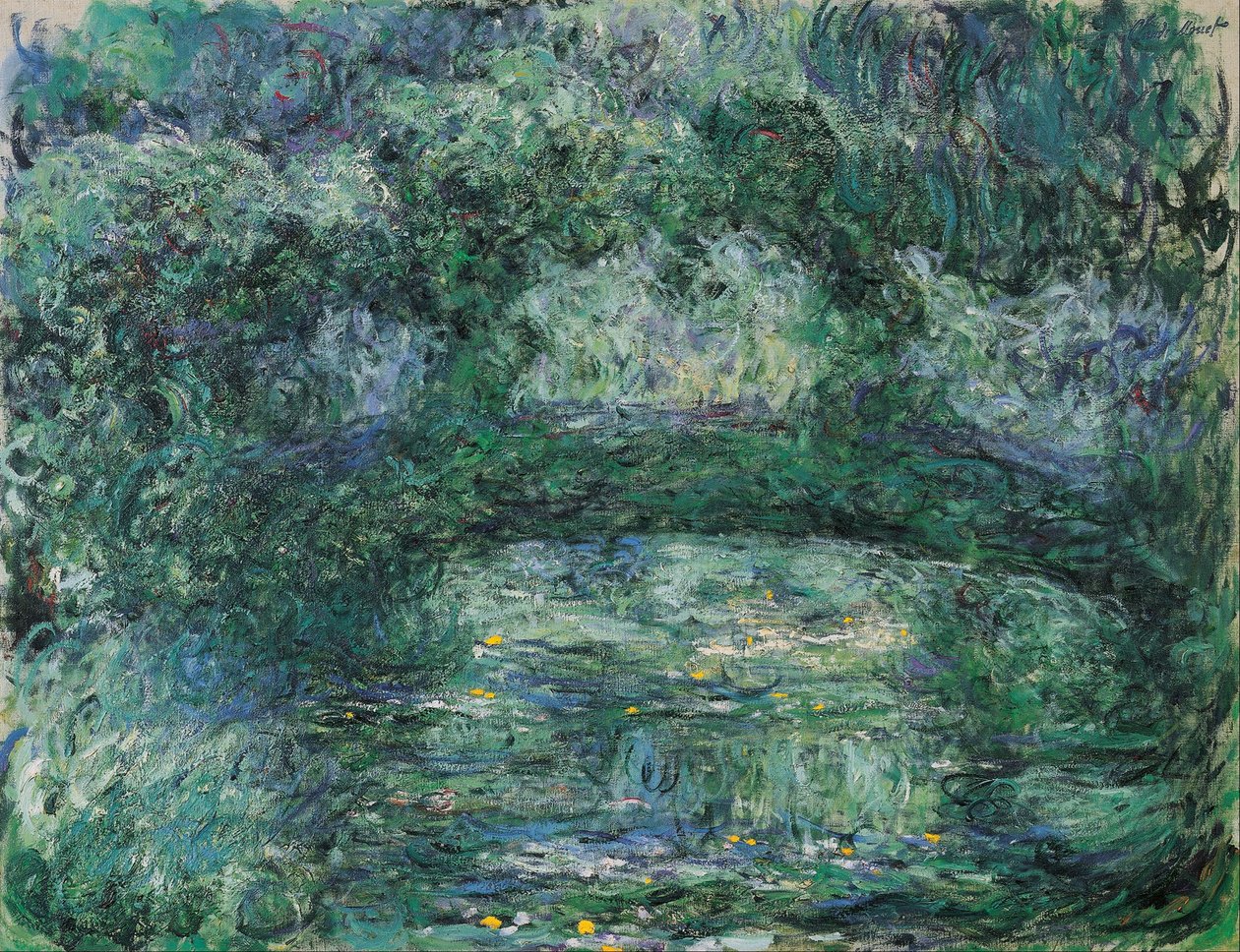 Den japanske bro af Claude Monet