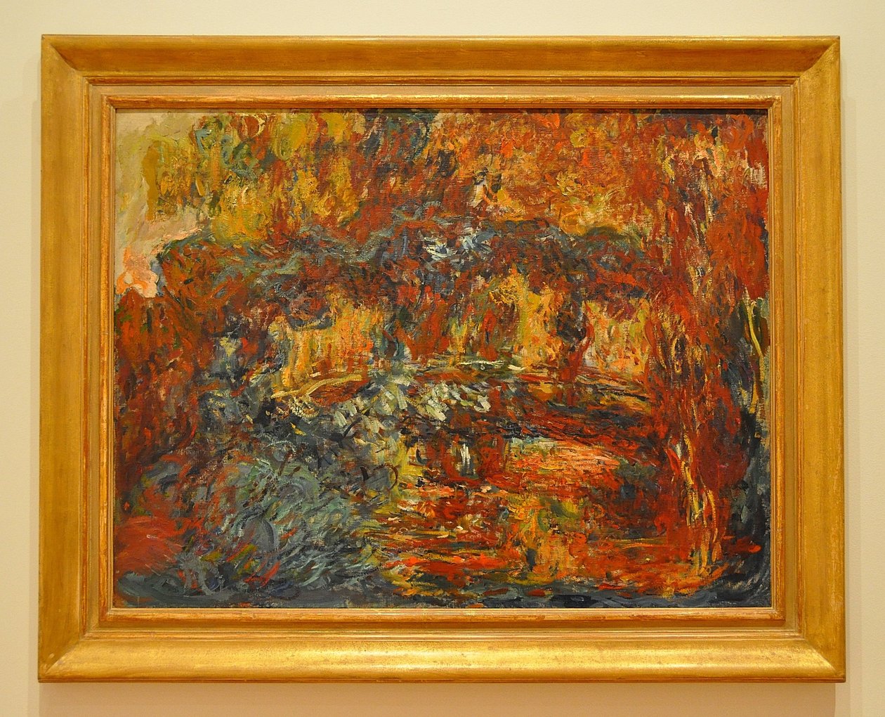 Den japanske gangbro af Claude Monet